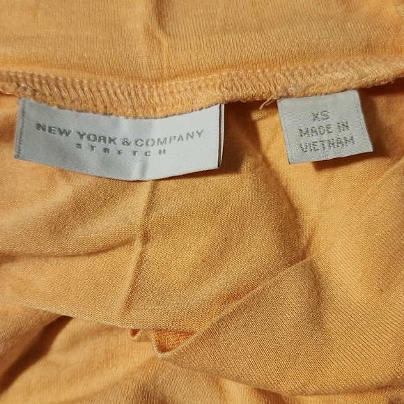 New York & Company Peach Sleeveless Blouse - Picture 3 of 3